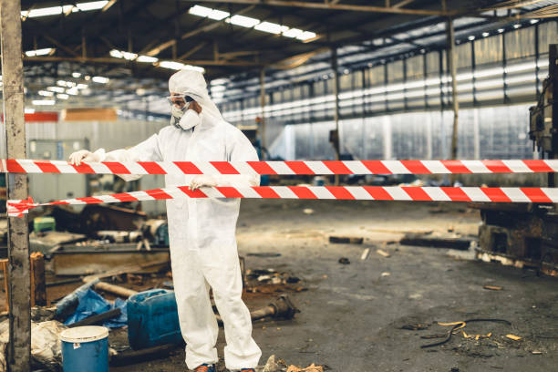 Professional Biohazard technician working in Taylorsville, NC